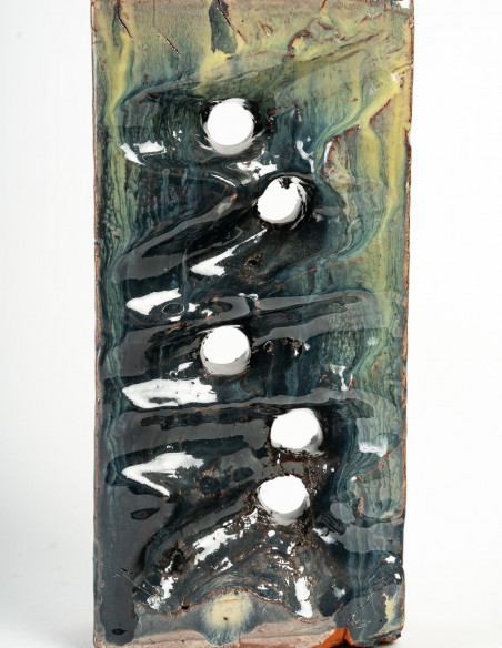 2615-Unique contemporary sculpture signed Pierre Tual
