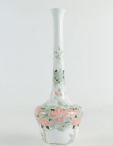 274-Art Nouveau Col Cigogne vase in Sèvres porcelain