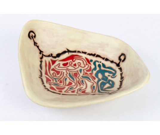 Large ceramic bowl by Jean Lurçat