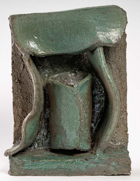 2763-Sculpture en céramique n°8 par Pierre Tual