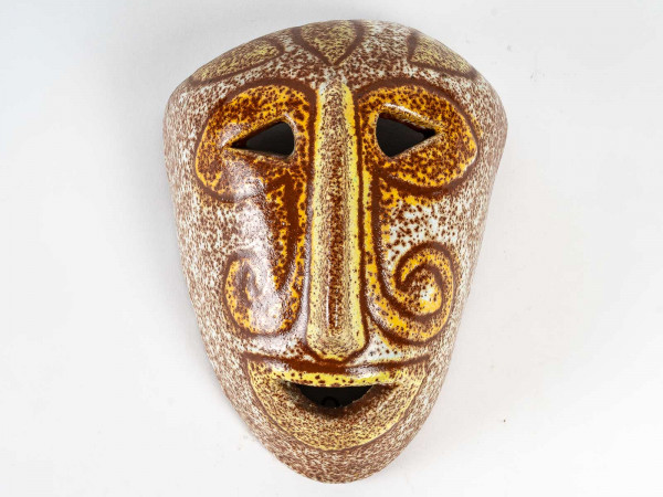 Masque en céramique d'Accolay