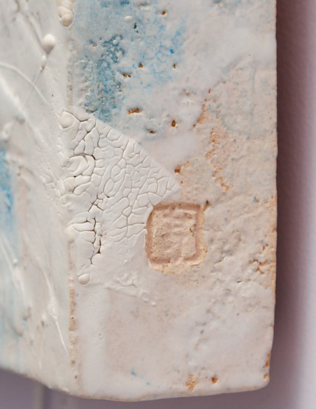 3057-Panneaux muraux en céramique contemporaine, par Haguiko