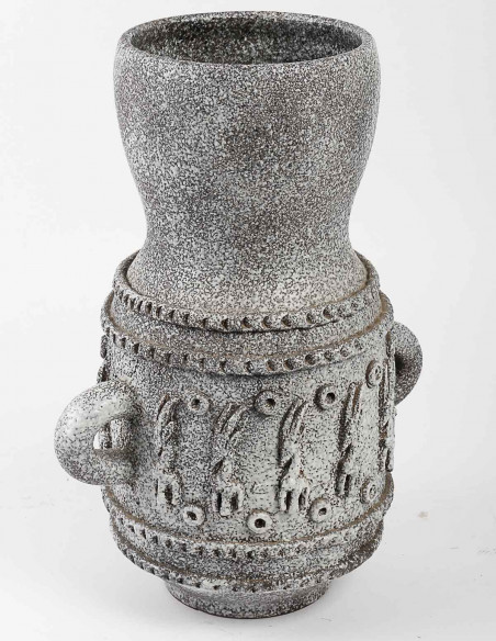 3138-Vase en céramique par René Bluet alias Jean Besnard
