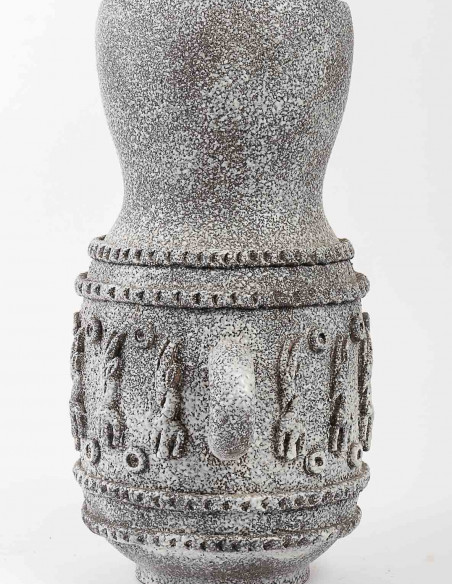 3140-Vase en céramique par René Bluet alias Jean Besnard