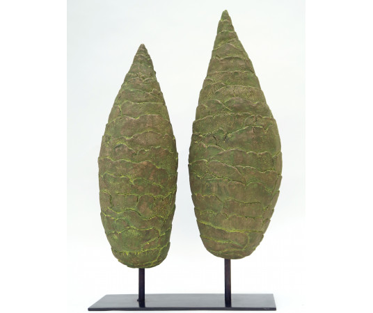 Sculpture "Couple cyprés"...