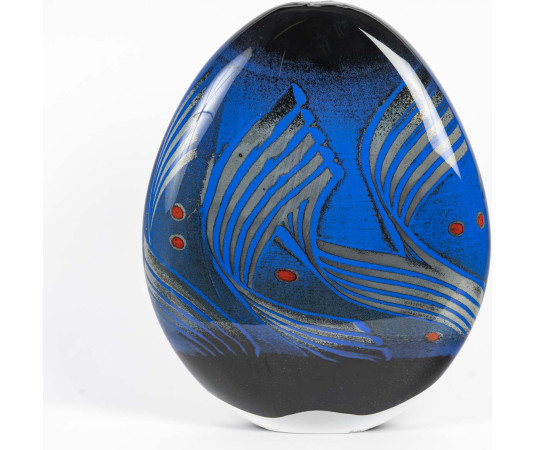 Blown glass sculpture by...