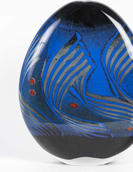 3246-Blown glass sculpture by Alain & Marisa Bégou