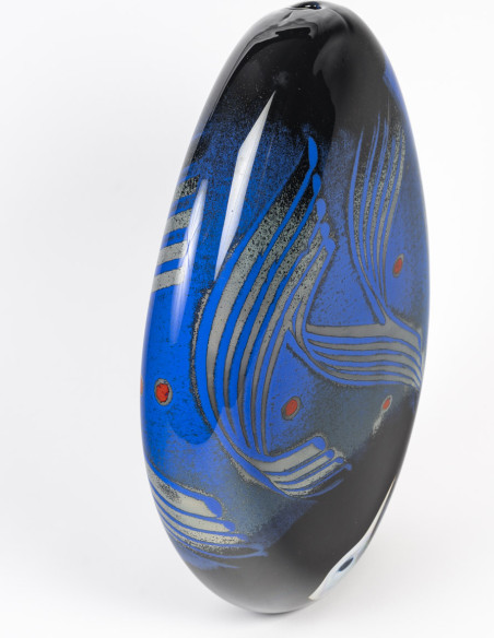 3250-Blown glass sculpture by Alain & Marisa Bégou