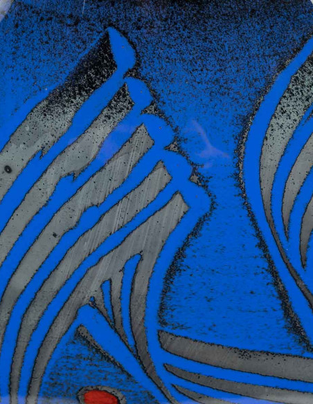 3254-Blown glass sculpture by Alain & Marisa Bégou