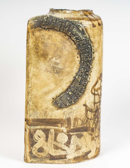 3260-Ceramic vase by Gilbert Portanier (1926 - 2023)