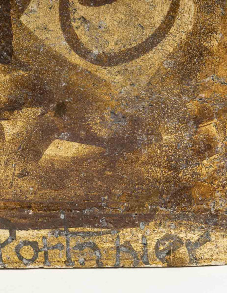 3263-Ceramic vase by Gilbert Portanier (1926 - 2023)