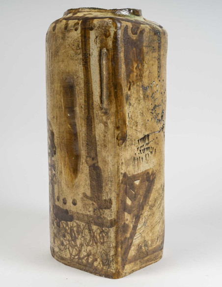 3265-Ceramic vase by Gilbert Portanier (1926 - 2023)