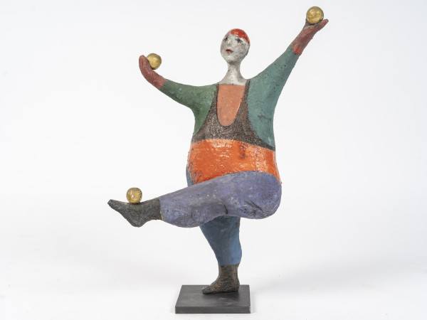 Raku sculpture by Roger Capron (1922-2006)