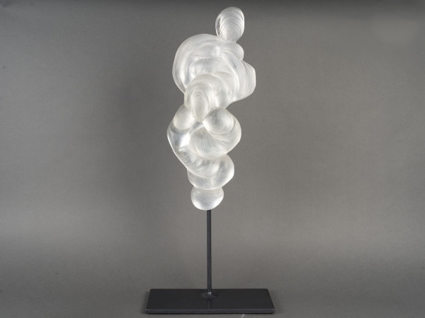 Sculpture en pâte de verre par Cyrille Morin