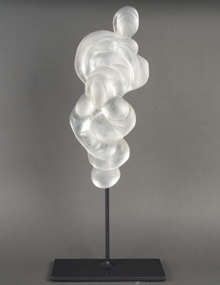 3295-Glass paste sculpture by Cyrille Morin