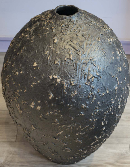 3302-Large ceramic jar by Marc Uzan