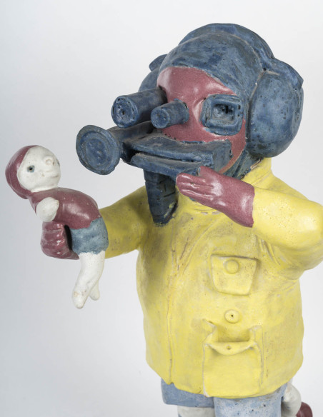 3331-A ceramic sculpture by Charles Semser (1922 - 2011)