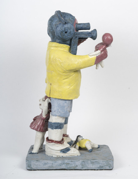 3335-A ceramic sculpture by Charles Semser (1922 - 2011)