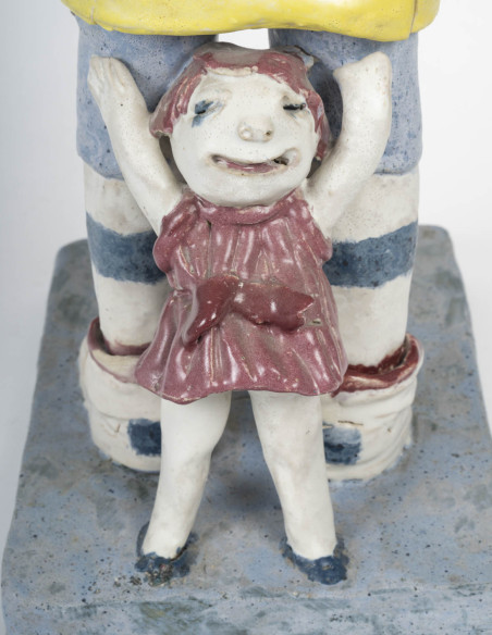 3337-A ceramic sculpture by Charles Semser (1922 - 2011)