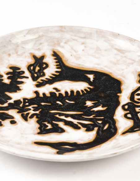 3359-Assiette " les sirènes "d'aprés Jean Lurçat (1892-1966)