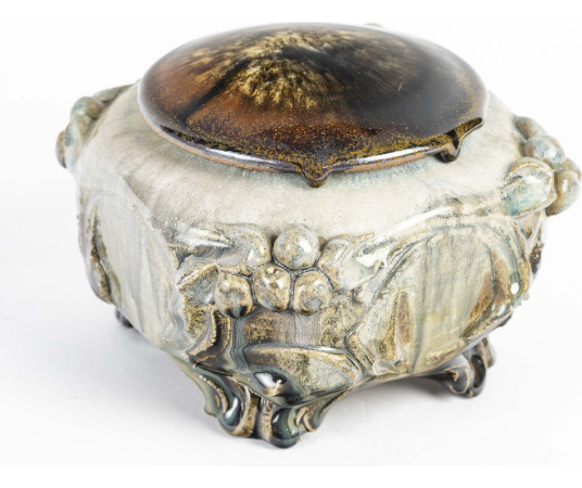 A ceramic box by Jean...