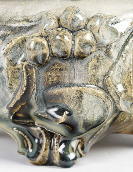 3405-A ceramic box by Jean Jacquinot