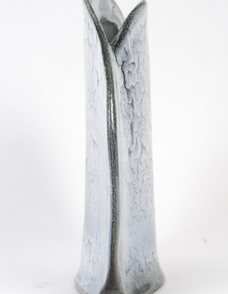 3414-Vase "raie" par Muguette Rivillon (1932 - 2024)