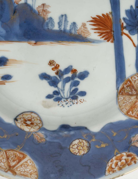 3438-assiettes en porcelaine de chine 18éme siècles.