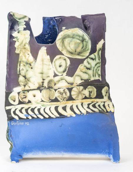 3451-Ceramic sculpture by Gilbert Portanier (1926 - 2023)