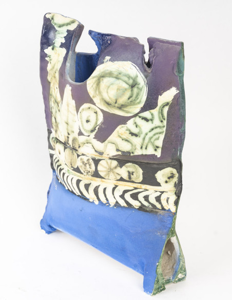 3455-Ceramic sculpture by Gilbert Portanier (1926 - 2023)