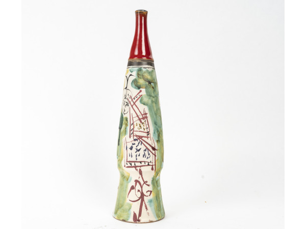 Vase bouteille par Gilbert Portanier (1926 - 2023)