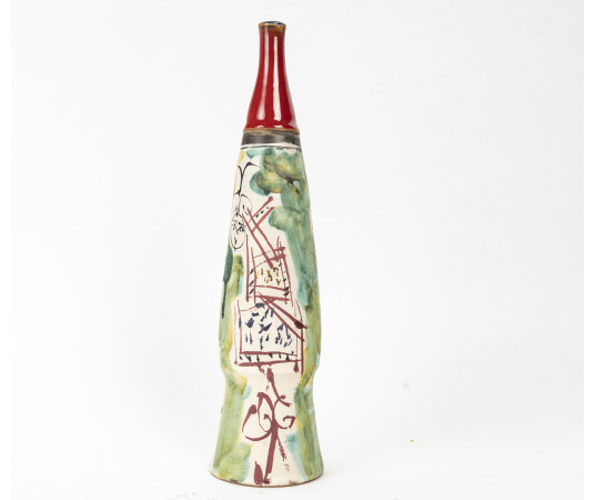 Bottle vase by Gilbert...