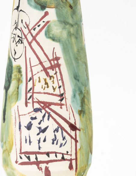 3470-Bottle vase by Gilbert Portanier (1926 - 2023)