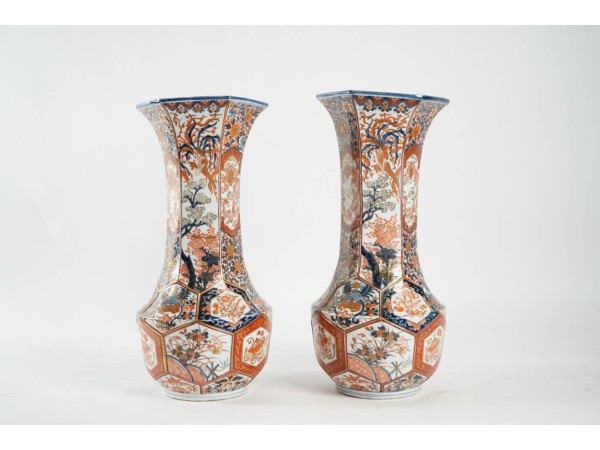 vases en porcelaine Imari du 20ème siècle