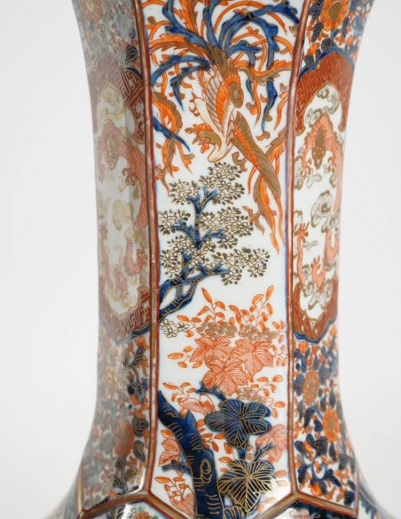 359-20th century Imari porcelain vases
