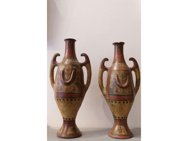 Large earthenware jars 19th century