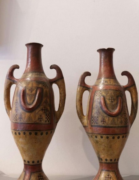 369-Large earthenware jars 19th century