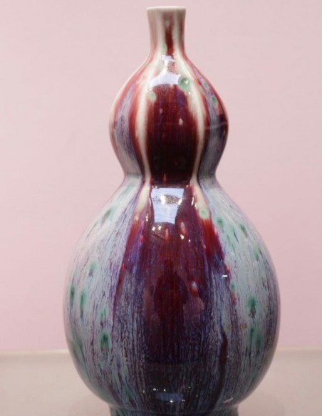 378-Coloquinte vase in Sèvres porcelain
