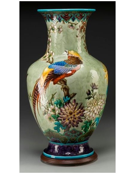 387-Vase Théodore Deck du 19ème siècle