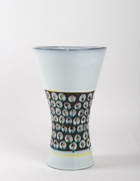 430-Capron Vallauris ceramic vase by Roger Capron