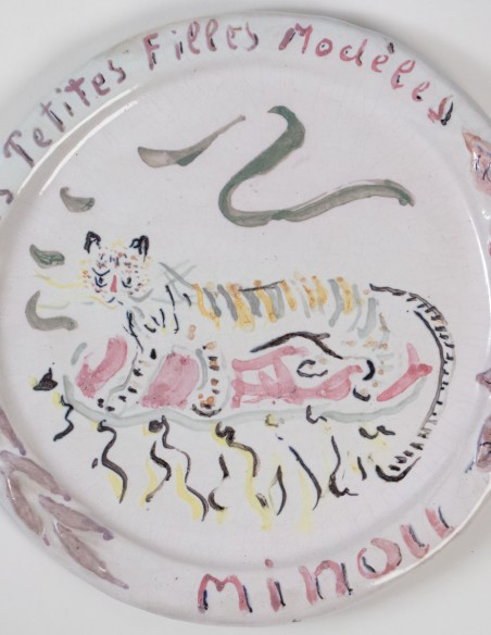 455-Antique porcelain plates by Constantin Terechkovitch