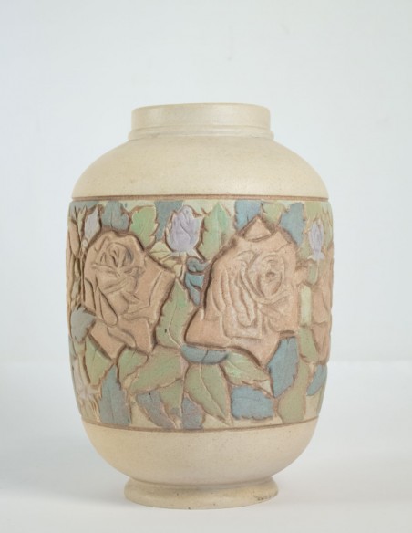 486-Vase Ovoïde par Pierre et Joseph Mougin