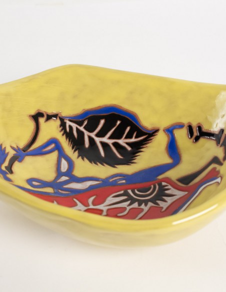 490-Ceramic bowl by Jean Lurçat