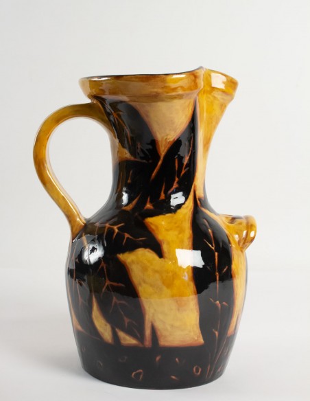 502-20th Century Ceramic Pitcher by Jean Lurçat