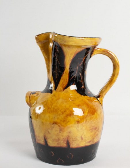503-20th Century Ceramic Pitcher by Jean Lurçat