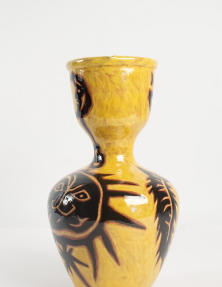 511-Large glazed earthenware pitcher by Jean Lurçat
