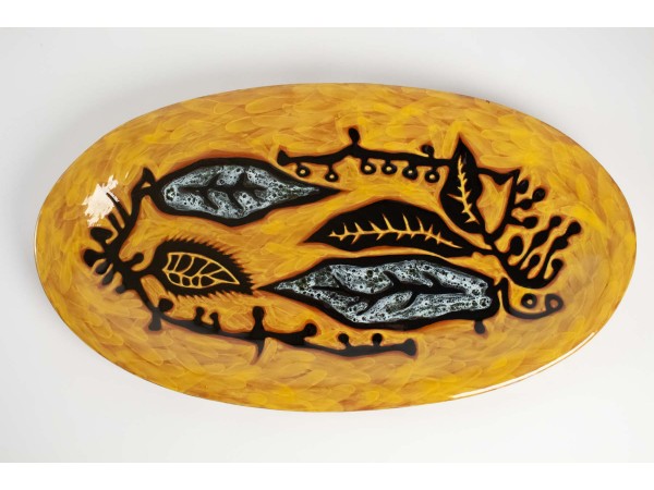 Ceramic Dish by Jean Lurçat from the 20th century