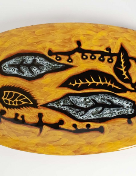 515-Ceramic Dish by Jean Lurçat from the 20th century