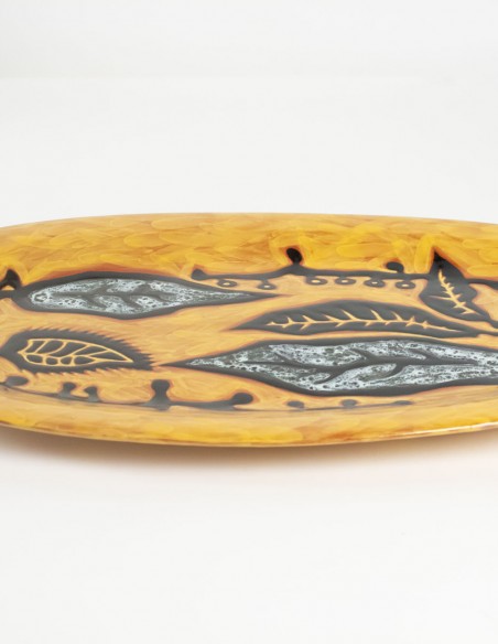 518-Ceramic Dish by Jean Lurçat from the 20th century