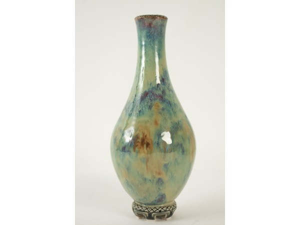Ceramic baluster vase by Frédéric Kiefer